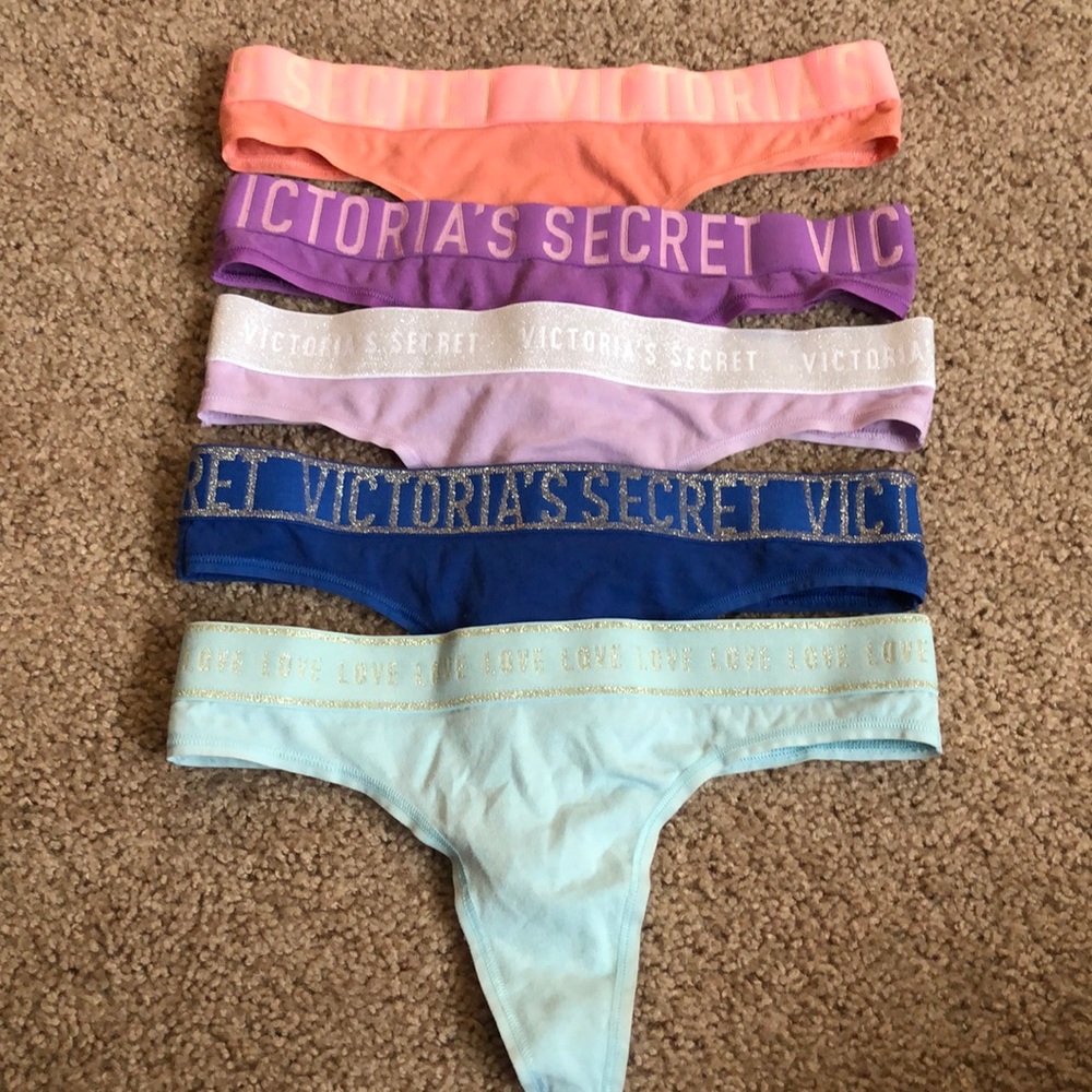 VS Cotton Thong Panties